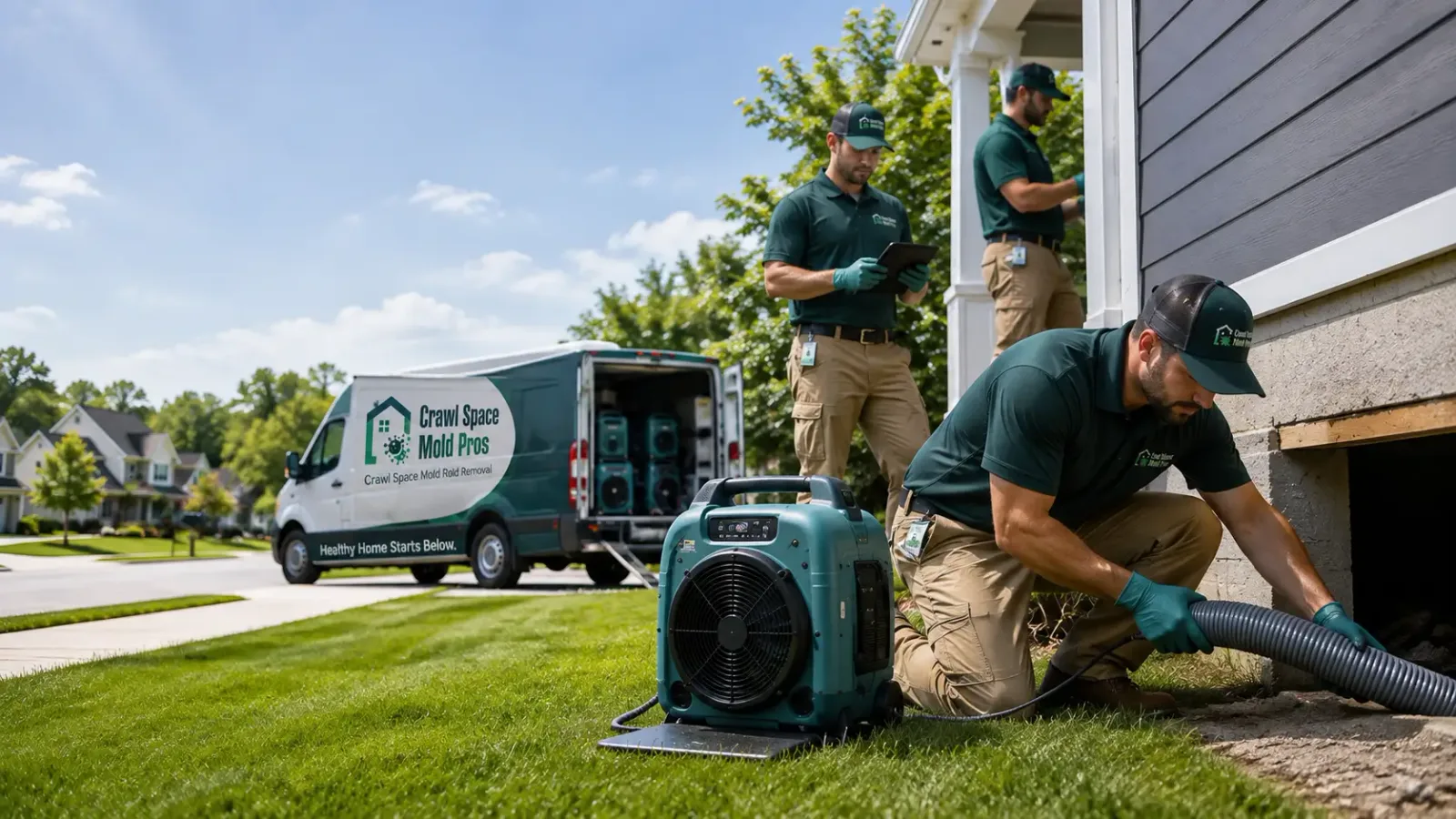 Crawl Space Mold Removal in Wellsville, PA